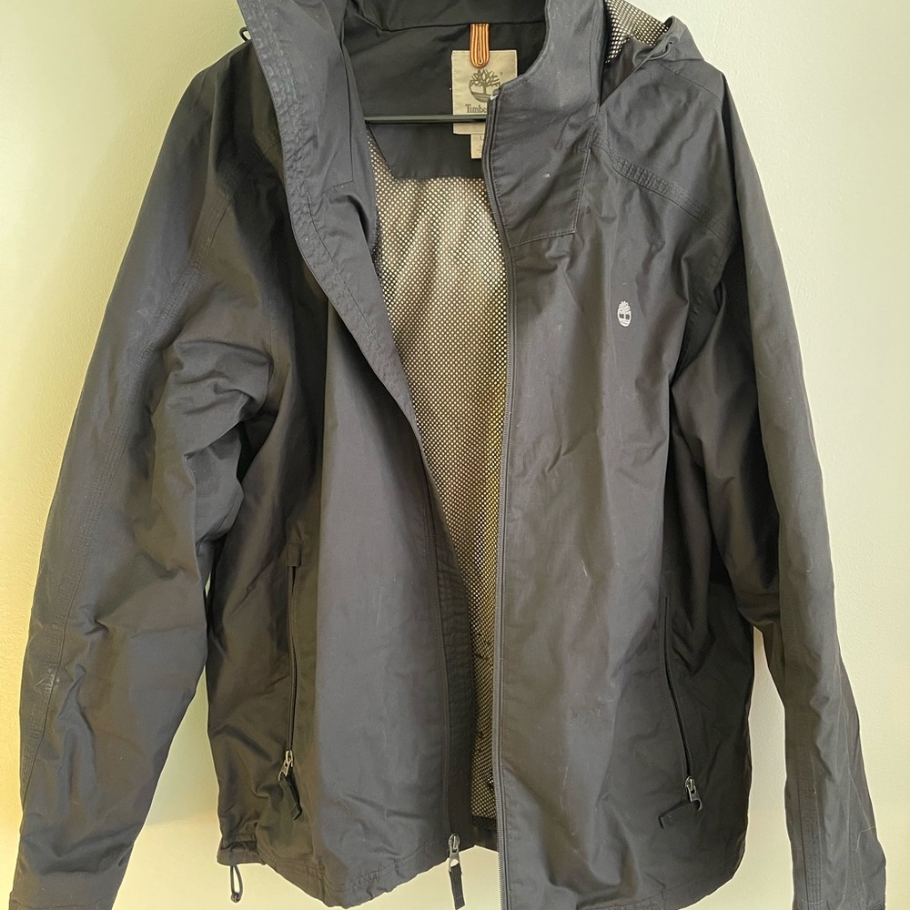 Men's Black Hooded Jacket